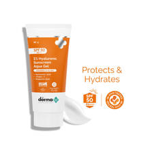 The Derma Co 1% Hyaluronic Sunscreen SPF 50 PA++++ Aqua Gel For Normal To Oily... - In-Vivo tested