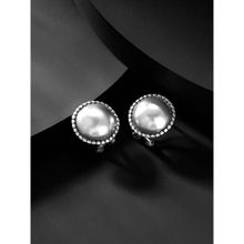 Peora 925 Sterling Silver Oxidised Anti Tarnish Small Stud Earrings Jewellery-PF17E57