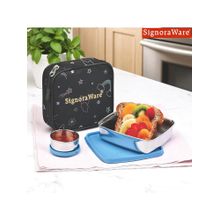 Signoraware Blue Nano Stainless Steel Lunch Box Set