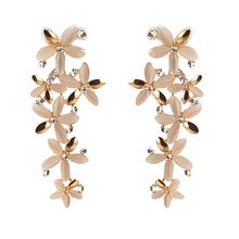 Youbella Golden-White Gold Plated Dangle & Drop Earrings For Women