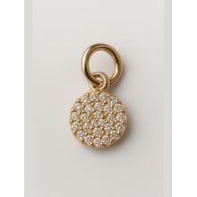 ANUSHKA JAIN JEWELLERY Pave Circle Charm
