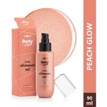 Plum Bodylovin' Body Shimmer Oil - Peach Glow
