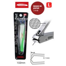 Feather Nail Clippers Large 102 mm (4) -Green