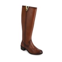 Hydes N Hues HY 237 Leather Casual Tan Boots for Women