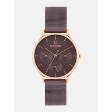 Obaku Lind Walnut Brown Round Dial Women's Watch (V212LMVNMN)