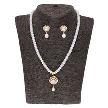 Sri Jagdamba Pearls Royal Pearl Necklace Set