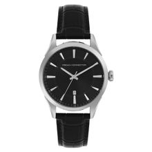 French Connection Black Analog Round Dial Etienne Watch for Men - FCP31S