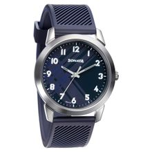 Sonata NP77107SP03W Blue Dial Analog Watch for Men