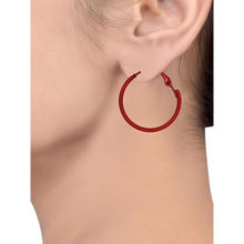Accessher Multi Colour Casual Wear Metallic Small Round Shape Hoop Earrings