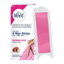 Veet Professional Waxing Strips Kit For Normal Skin