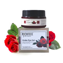 Richfeel Under Eye Gel for Dark Circles, Puffy Eyes, Wrinkles & Fine Lines Removal for Women & Men