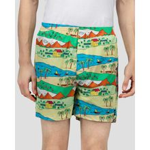 Whats Down Childhood Scenery Boxers - Yellow
