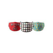 Soxytoes Protective Multi-color with Reusable Filter Washable Cotton Face Mask (Pack Of 3)
