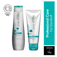 Matrix Biolage Scalppure 2-Step Anti-Dandruff Regime, Works From 1st Wash, Shampoo + Conditioner