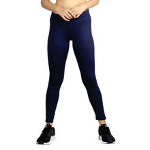 Veloz Women's Multisport Wear Full Length Leggings Without Pockets V Flex - Blue