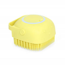 Beautiliss Silicone Body Shower Bath Brush With Soap Dispenser - Colour May Vary