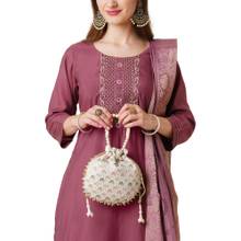 Lavie Women's Noor Potli (White) (S)
