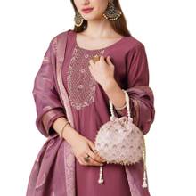 Lavie Women's Noor Potli (Pink) (Small)