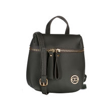 Gio Collection Women's Grey Solid Backpack