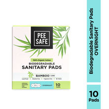 Pee Safe Biodegradable Sanitary Pads-Leak-Proof, Soft, And Rash-Free Period Protection (Overnight, 10Pcs)