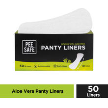 Pee Safe Breathable Ultra-Thin Panty Liner, Made With Organic Cotton & Aloevera For Daily Use