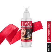 Livon Heat Protect Hair Serum For Women|Protection Upto 250°C & 2X Less Hair Breakage