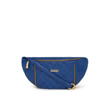 KLEIO Quilted Chain Sling Bum Waist Blue Belt Bag (HO8017KL-RB)