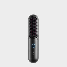 TYMO Porta Cordless Portable Hair Straightening Brush, Black