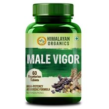 Himalayan Organics Male Vigor Supplement For Energy, Stamina & Increases Blood Flow