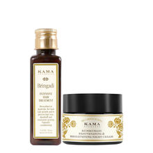 Kama Ayurveda De-Stress Kit With Night Cream & Bringadi Hair Oil