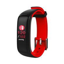 HAMMER Fit Pro Waterproof Bluetooth 4.0 Smart Band With HD Color Display(Black And Red)