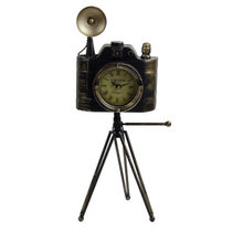Bag Of Small Things Vintage Camera Clock - Black