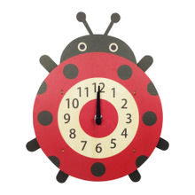 Bag of Small Things Wall Clock Animal Red Beetle