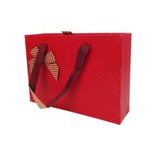 Bag of Small Things Birthday Wedding Anniversary Textured Red Paper Gift Box