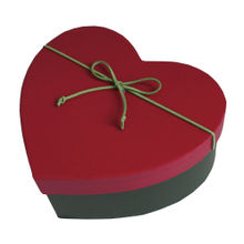 Bag of Small Things Birthday Wedding Anniversary Red And Green Hearts Paper Gift Box