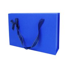 Bag of Small Things Birthday Wedding Anniversary Magnetic Button Dark Blue Paper Gift Box