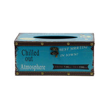 Bag Of Small Things Retro Tissue Box - Chilled Out Blue