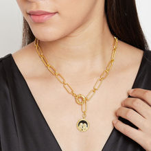 Zariin Gold Soul of the Twins Gemini Zodiac Necklace