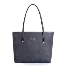 Lino Perros Grey Faux Leather Handbag