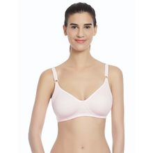 SOIE Padded Organic Cotton Everyday Bra. - Pink
