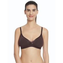 SOIE Seamless Molded Bra - Brown