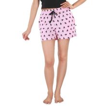 Nite Flite Pink Poodle Cotton Shorts
