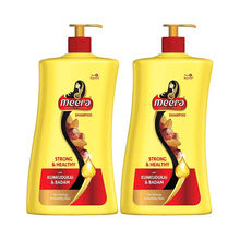 Meera Hairfall Care Shampoo With Shikakai & Badam 1 Litre - Pack Of 2