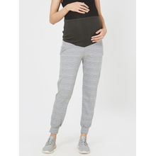 Mystere Paris Maternity Jogger Pants - Grey