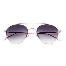 Lola's Closet Sunset Boulevard Sunglasses (Gold Rim Grey Lens)