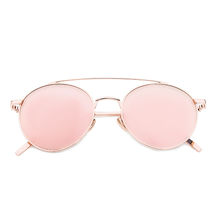 Lola's Closet Sunset Boulevard Sunglasses (Rose Gold)