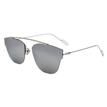 Lola's Closet Big Cool For The Summer Sunglasses (Silver)