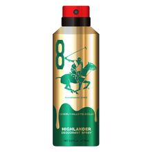 Beverly Hills Polo Club 8 Gold Highlander Deodorant Spray