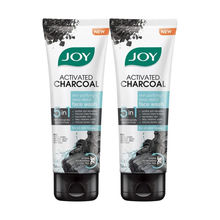 Joy Activated Charcoal Skin Purifying Deep Detox Face Wash Pack of 2 (Each 100ml)