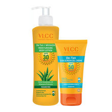 VLCC De-Tan Sunscreen & Moisturising Body Lotion Combo